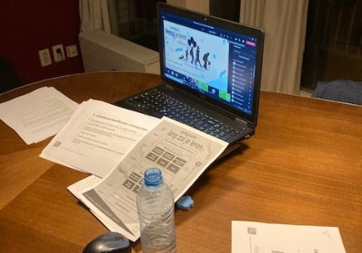 Werkplek beeldscherm